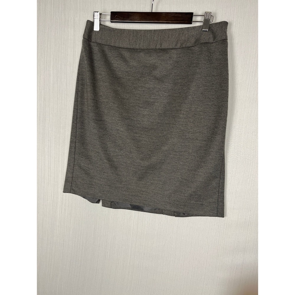 Ann Taylor LOFT Pencil Skirt Womens 6 Gray Knee Length Professional Career‎